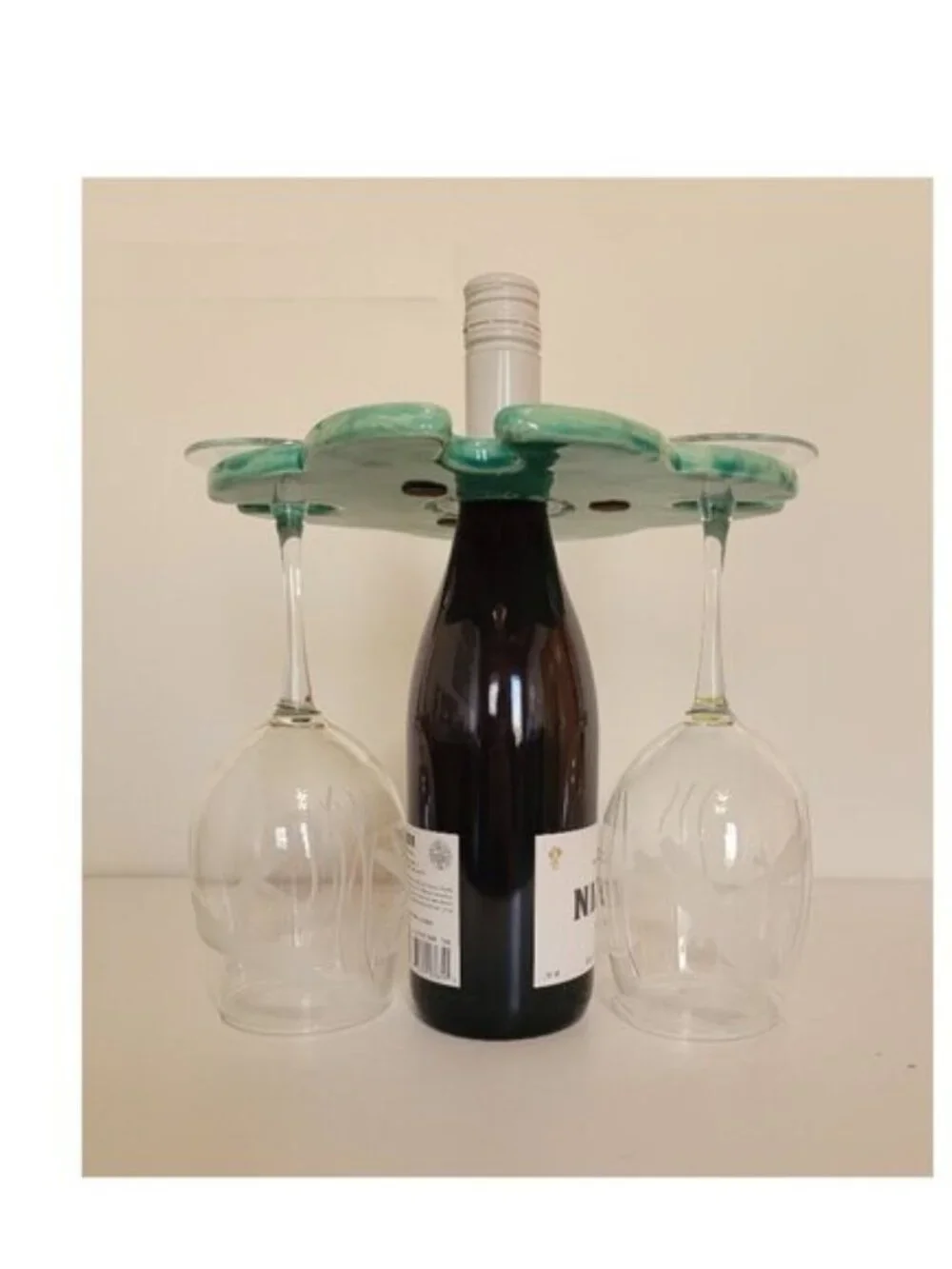 Carrie Torres - Original Floral Butterfly Wine Carousel